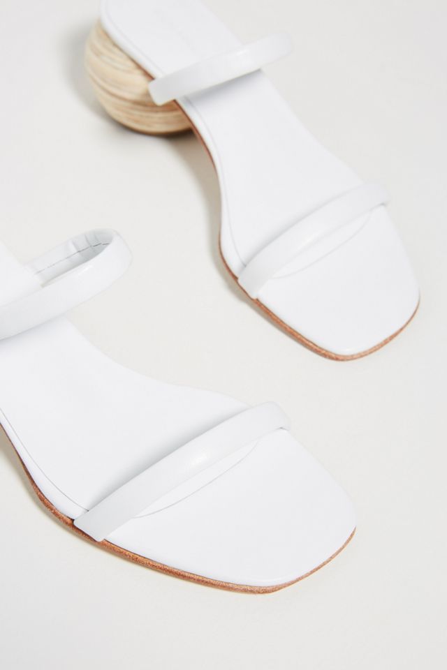 Huma Blanco Heeled Slide Sandals #2