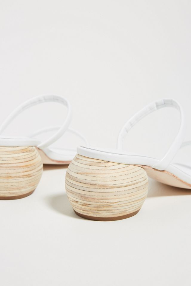 Huma Blanco Heeled Slide Sandals #3