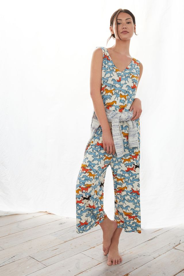 Anthropologie sleep jumpsuit online