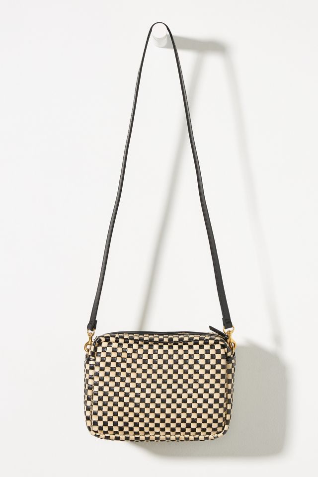 What do we think of the checker trend for the new year? Just picked up the  checkered crossbody strap at Clare V. yesterday for my woven midi sac! :  r/handbags