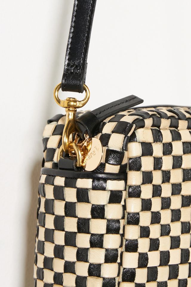 Clare V. Checked Midi Sac - Black Crossbody Bags, Handbags - W2424046
