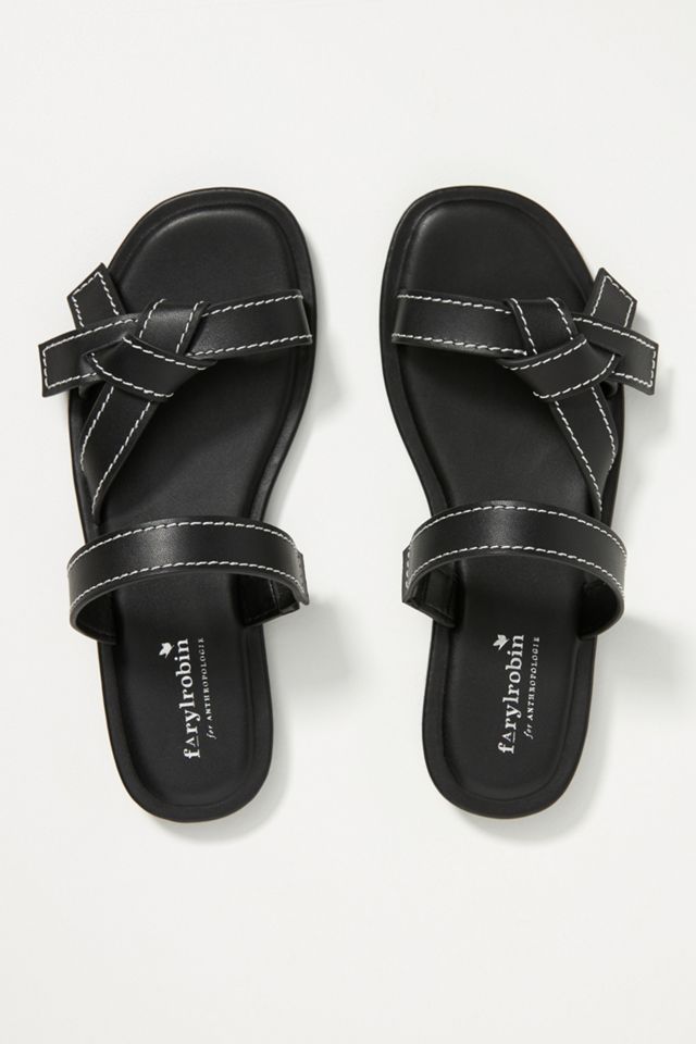 Farylrobin Side-Bow Slide Sandals #1