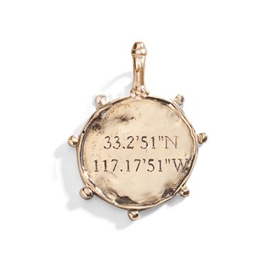 Three Sisters Jewelry Molten Doubloon Personalized Charm