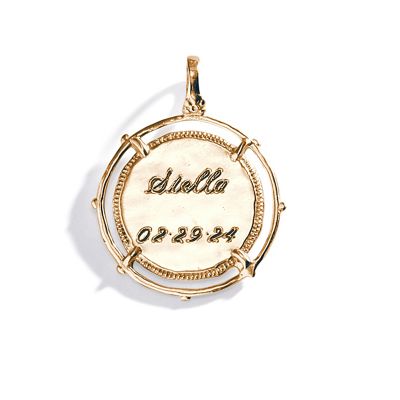 Three Sisters Jewelry Framed Medallion Personalized Charm