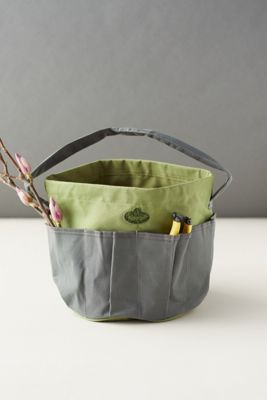 Canvas Garden Utility Bucket Bag