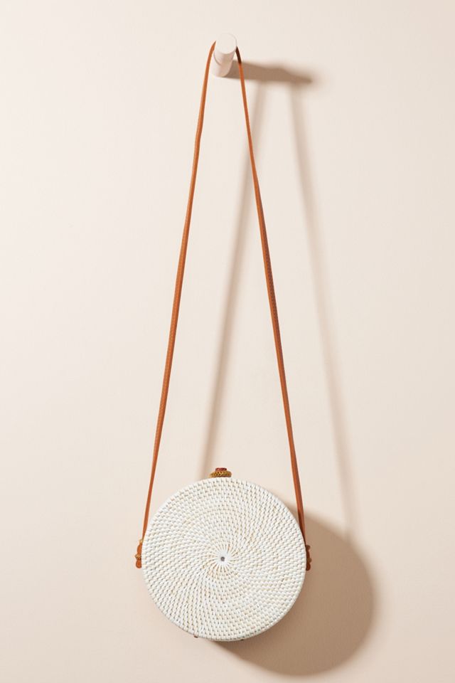 Blossom Rattan Crossbody Bag #1