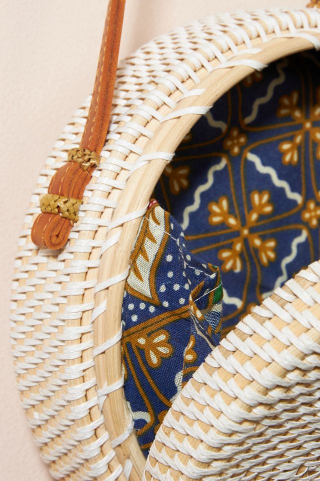 Blossom Rattan Crossbody Bag #2