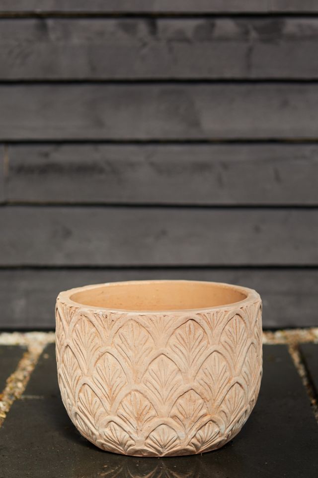 Textured Botanicals Ceramic Planter #4