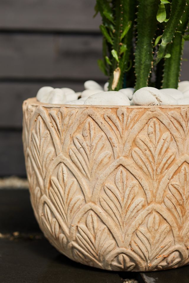 Textured Botanicals Ceramic Planter #5
