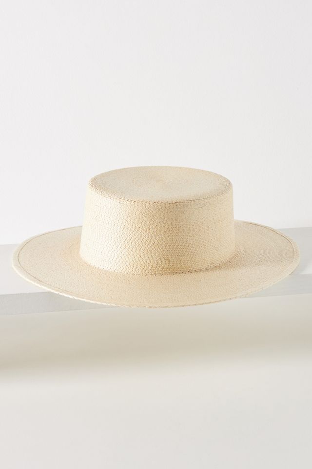 Anthropologie Rowan boater hat new without tags Raffia Boater Hat | Anthropologie main image 3