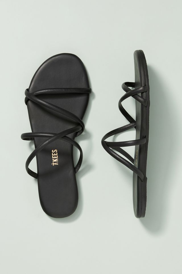 Strappy on sale slide sandals