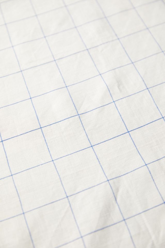 Checked Linen Dish Towel #1