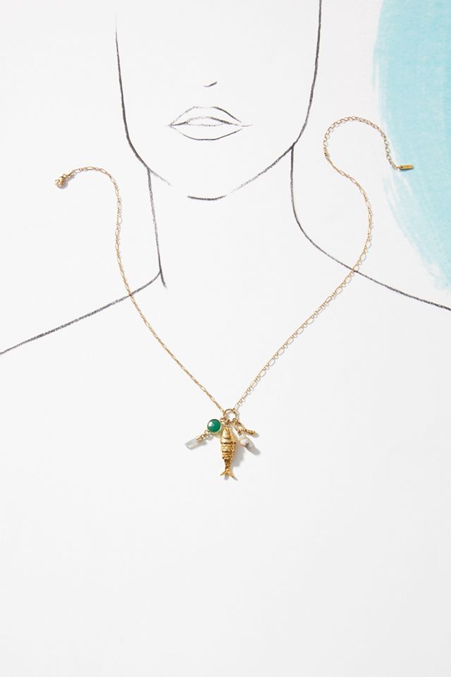 Chan Luu Lucky Fish Charm Pendant Necklace #3