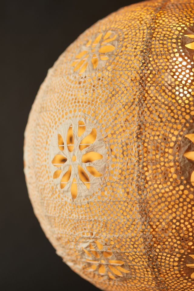 Geo Lace Solar Lantern, Extra Large #3