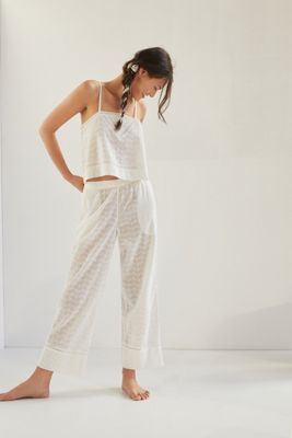 Eyelet Pajama Set