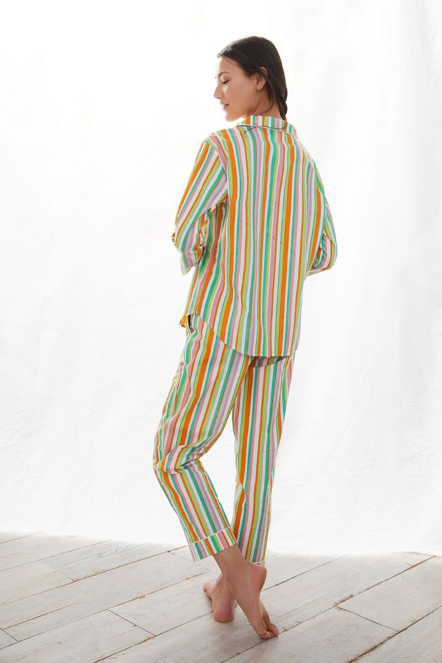 Pastel Striped Pajama Set #3