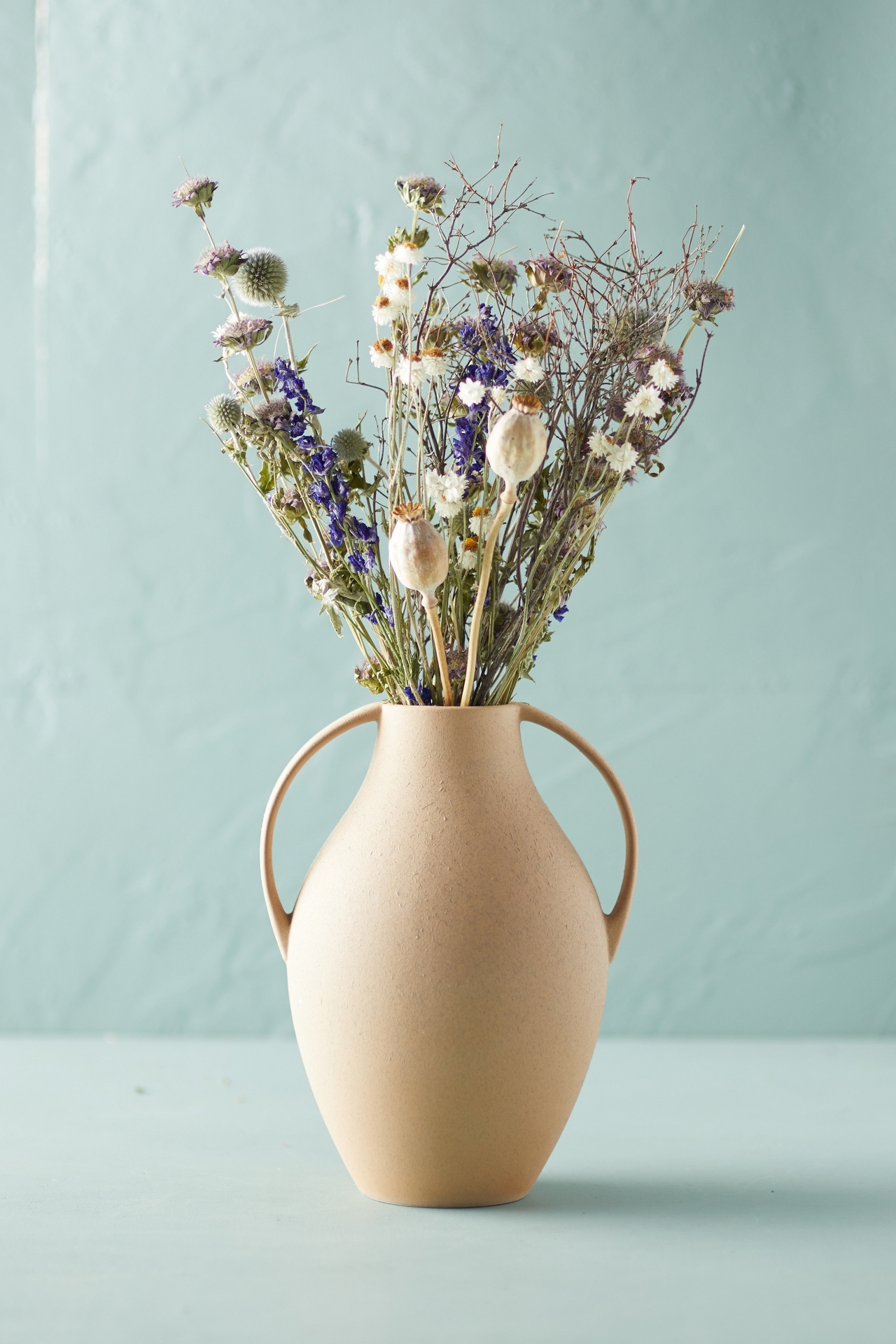 Preserved Blue Poppy Bouquet