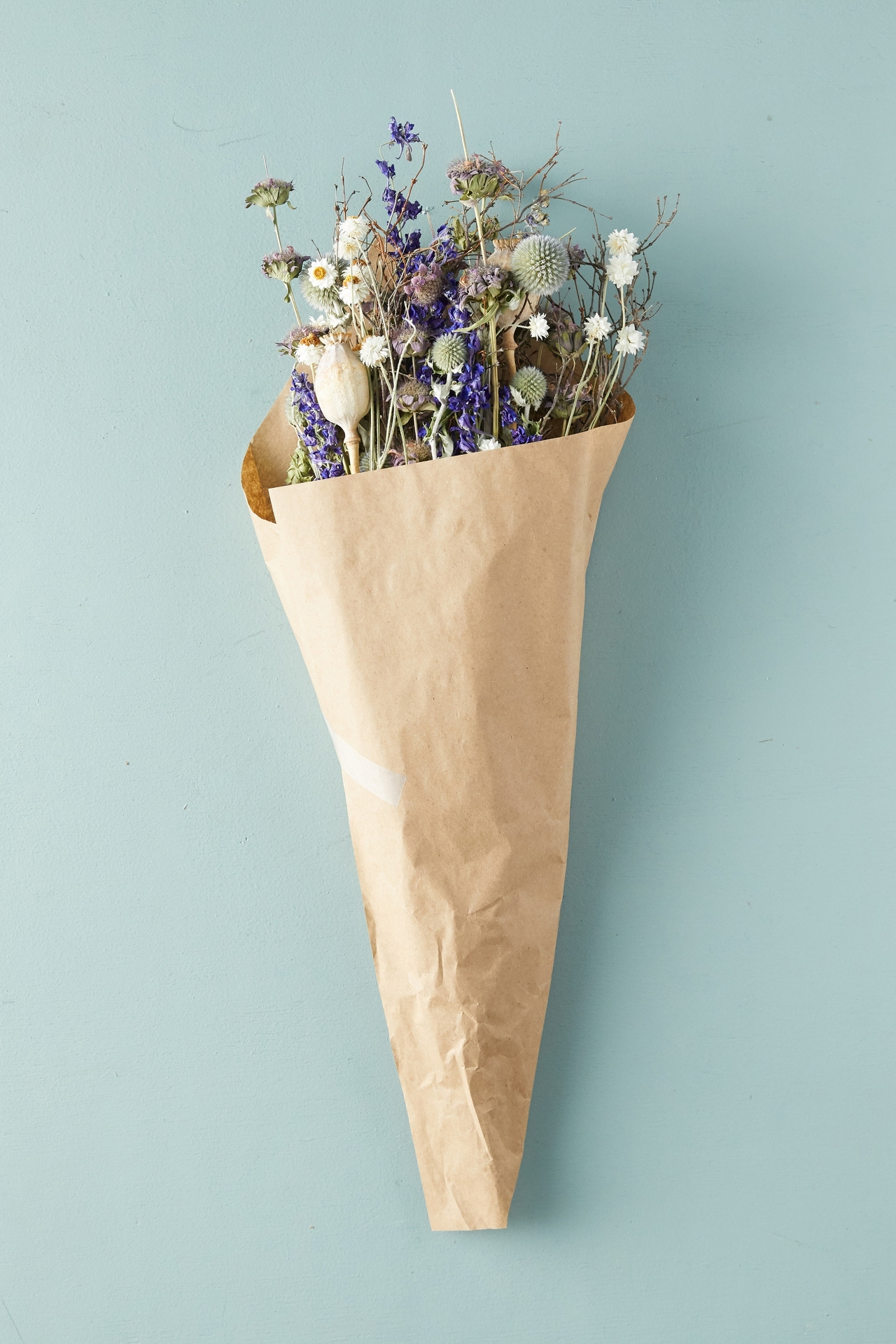 Preserved Blue Poppy Bouquet