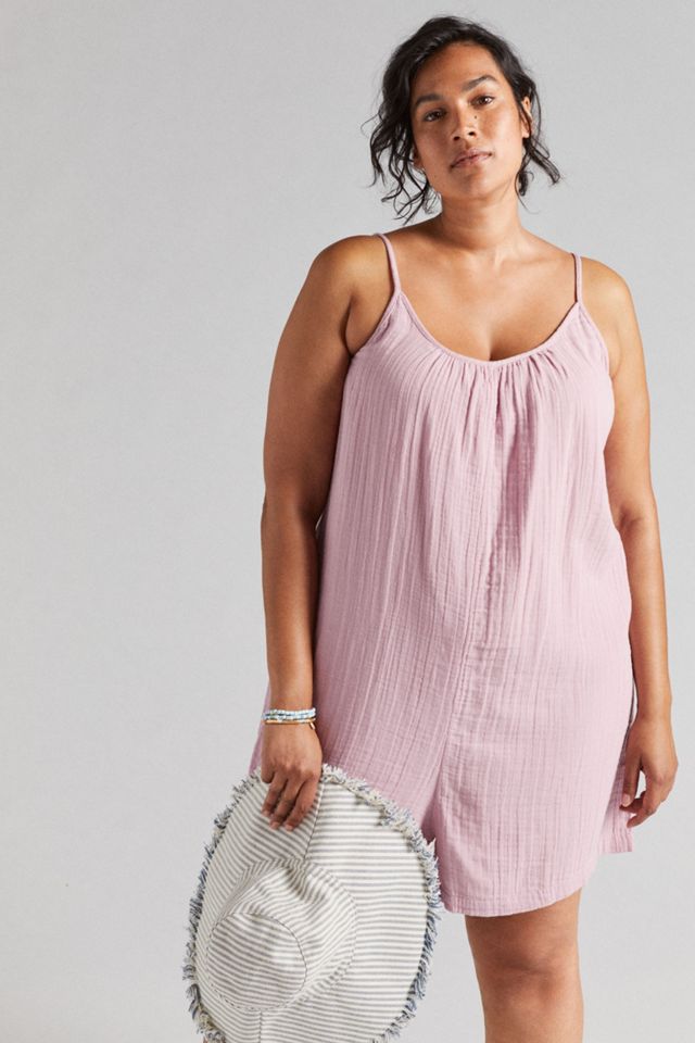 Daily Practice by Anthropologie Gauzy Lounge Romper #4