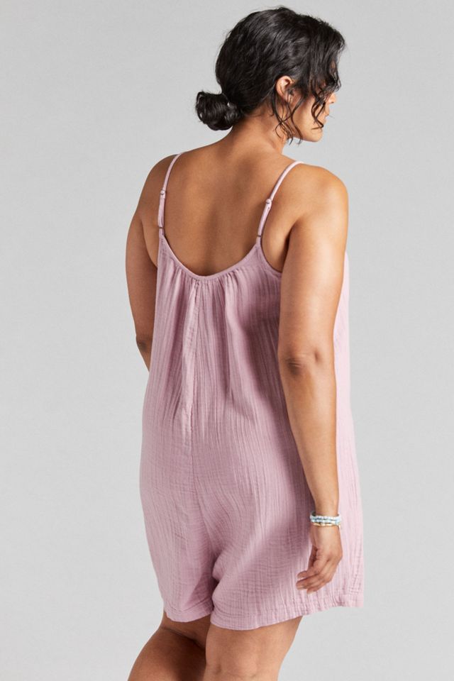 Daily Practice by Anthropologie Gauzy Lounge Romper #5