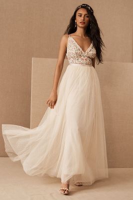 Needle Thread Lovell Ditsy Bodice Cami Gown