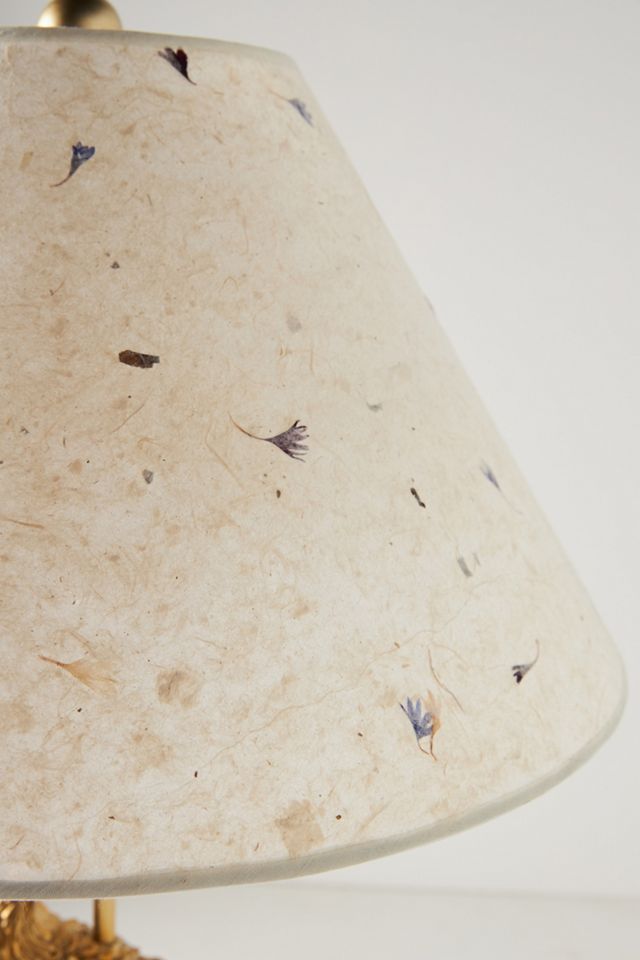 Pressed Flower Paper Lamp Shade #2