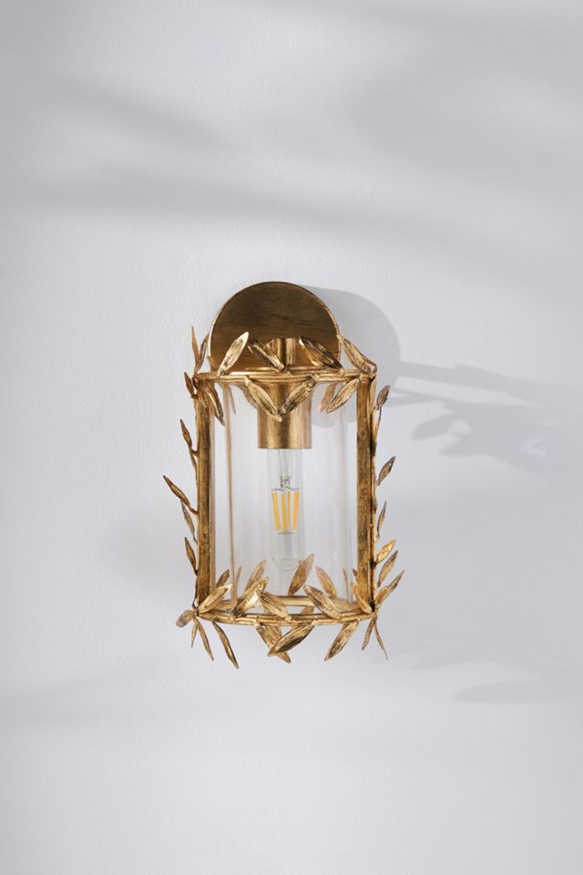 Willow Leaf Indoor/Outdoor Sconce Wall Light #1