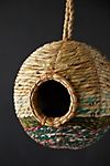 Recycled Sari + Seagrass Bird Nest, Round #1