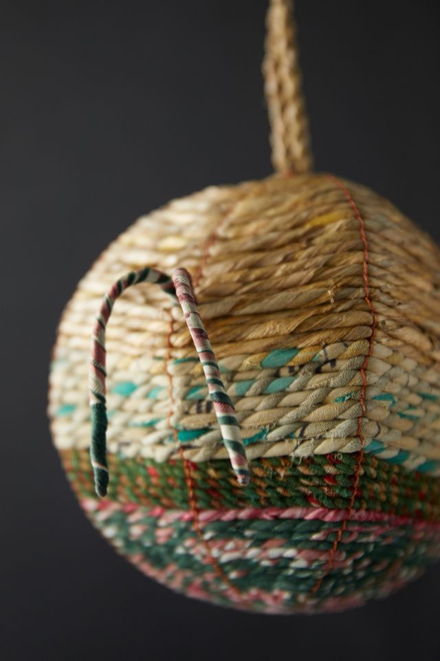 Recycled Sari + Seagrass Bird Nest, Round #4
