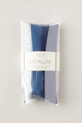 Terrain Lavender Eye Pillow, Indigo Stripe In Brown