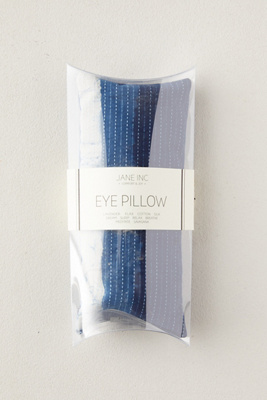 Terrain Lavender Eye Pillow, Indigo Stripe In Brown