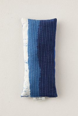Lavender Eye Pillow, Indigo Stripe