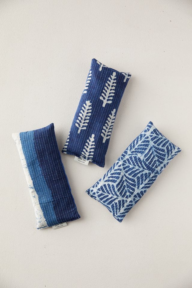 Lavender Eye Pillow, Indigo Palms #3