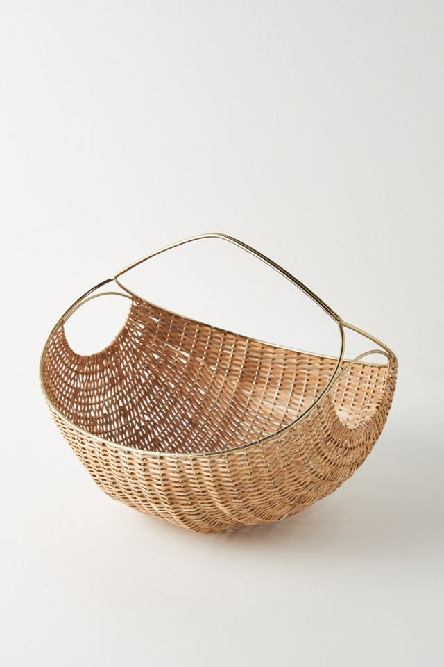 Rattan Rocking Basket #1
