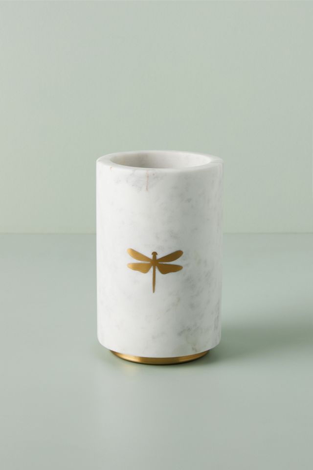 Dragonfly Marble Wine Bottle Holder #1