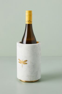 Dragonfly Marble Wine Bottle Holder