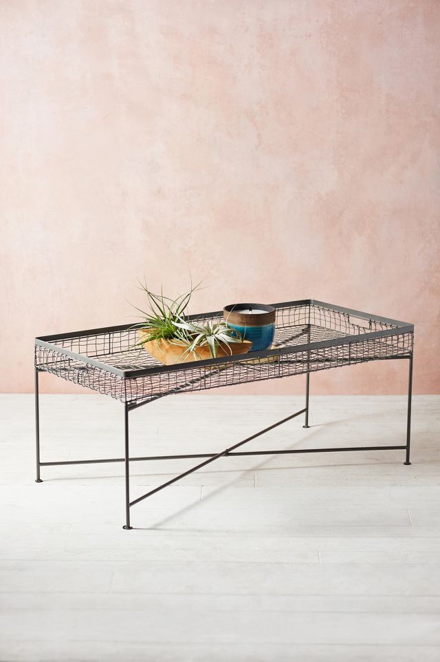 Wire Basket Coffee Table #1