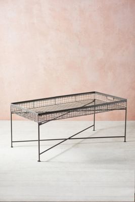 Wire Basket Coffee Table