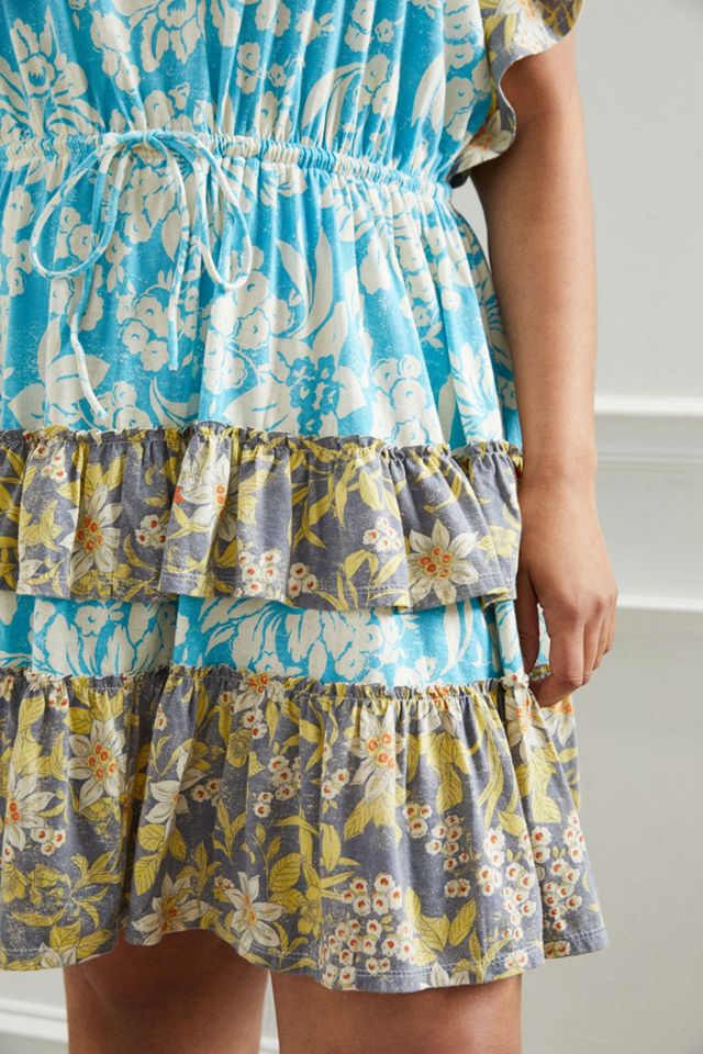 Daily Practice by Anthropologie Tiered Ruffle Mini Dress #7