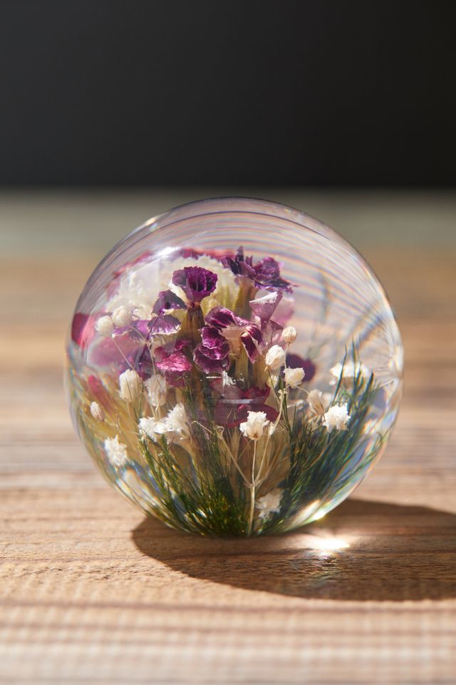 Resin Paperweight, Mixed Flora AnthroLiving