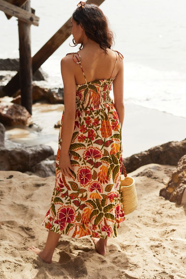 Farm Rio Jungle Cover-Up Midi Dress | Anthropologie