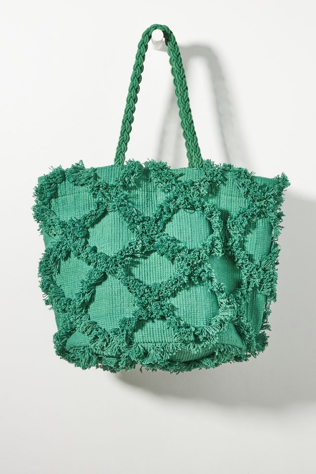 Anthropologie Trellis Tote Bag In Red
