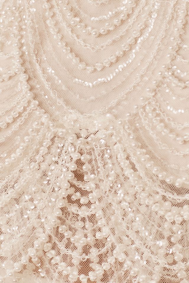 Catherine Deane Monique Beaded Pearl Bridal Top #1
