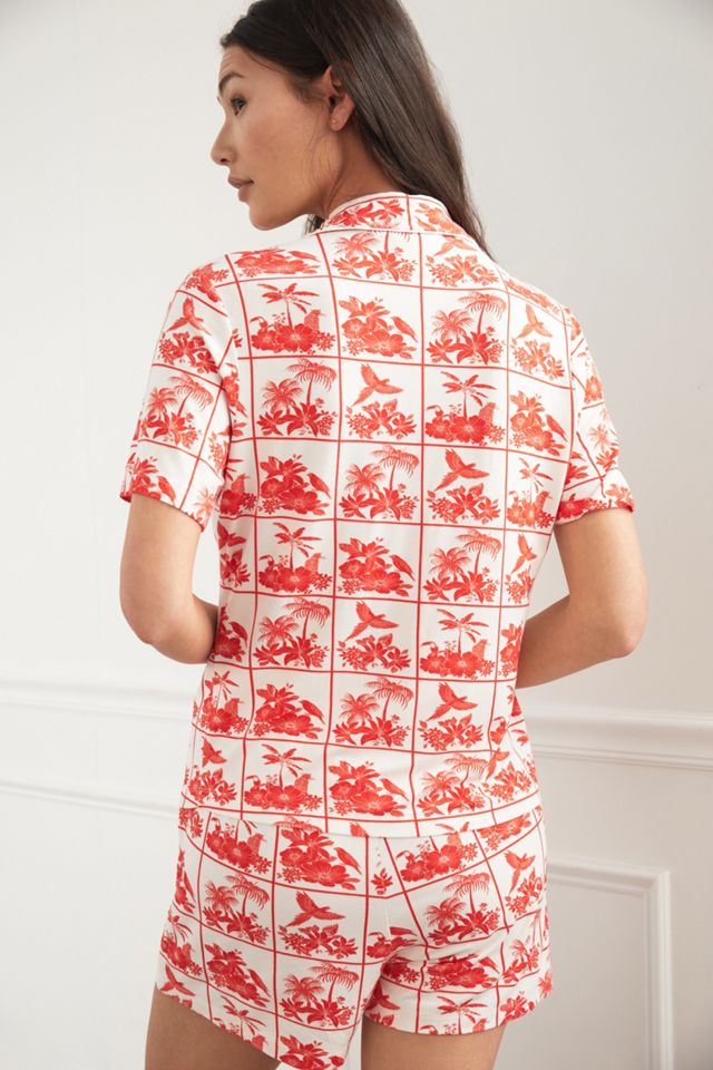 Farm Rio Tropical Tile Pajama Set #3