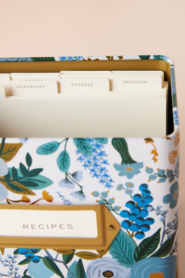 Rifle Paper Co. Garden Party Recipe Box | AnthroLiving