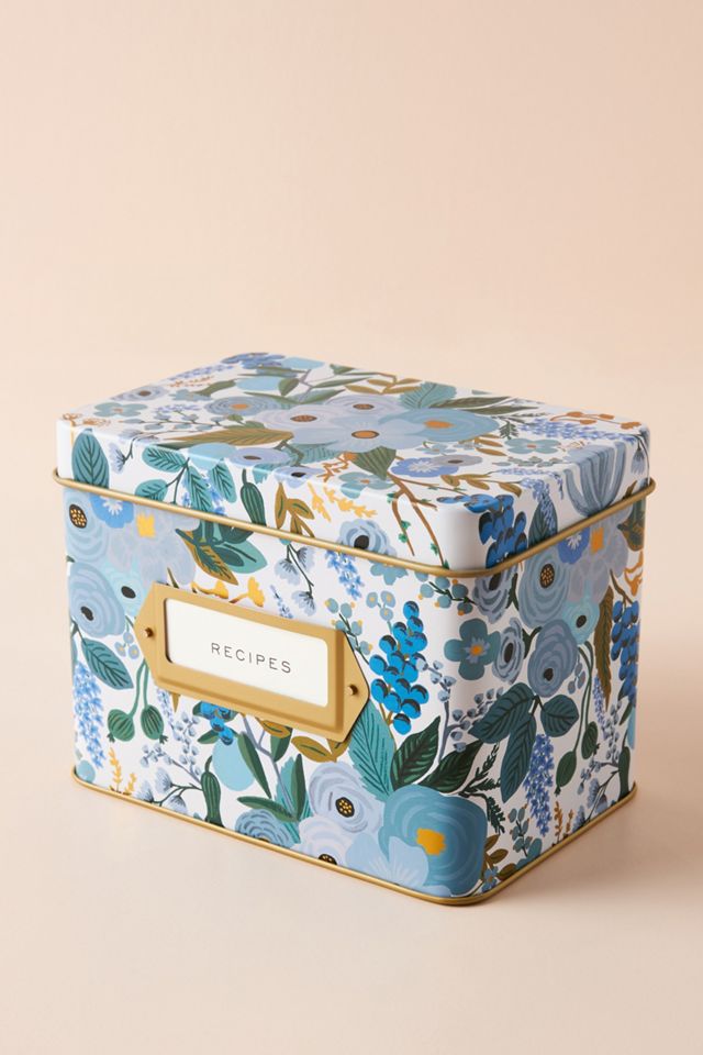 Rifle Paper Co. Garden Party Recipe Box | Anthropologie