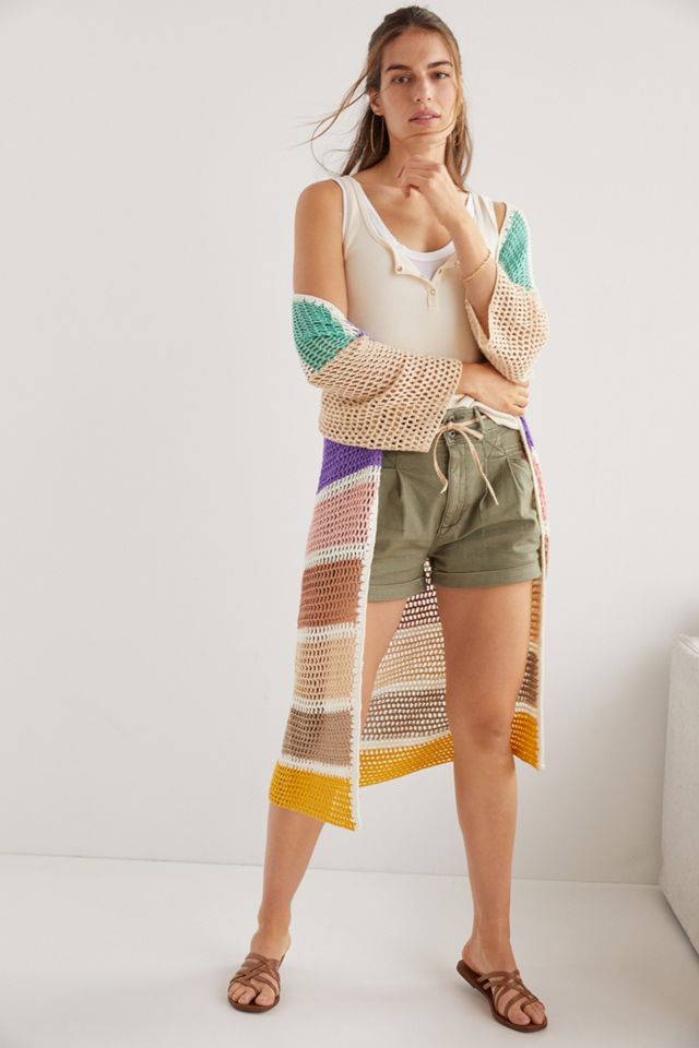 Colorblock Crochet Cardigan #2