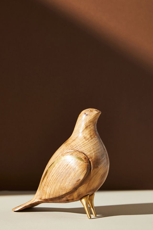 Wooden Bird Decorative Object #1