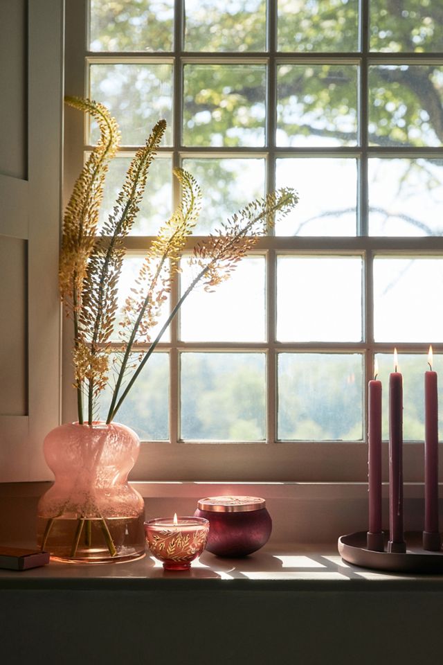 Foliage Glass Candle #3