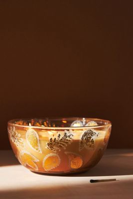 Foliage Glass Candle